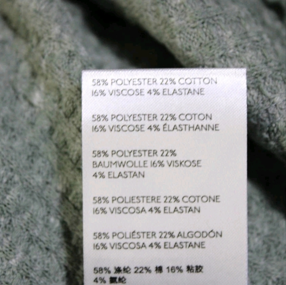 We The Free Olive Green Oversized Sweater SZ XS - Picture 6 of 6